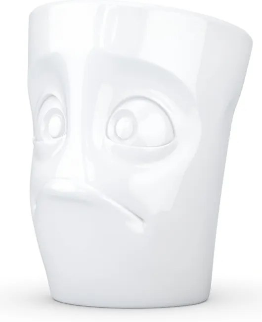 Fehér 'tanácstalan' porcelánbögre - 58products