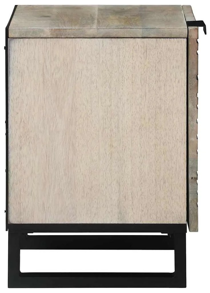 Éjjeliszekrények 2 pcs Természetes 40 x 33.5 x 46 cm