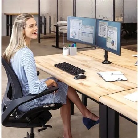 Monitortartó kar, két monitorhoz, FELLOWES, Reflex Series™ (IFW85026)