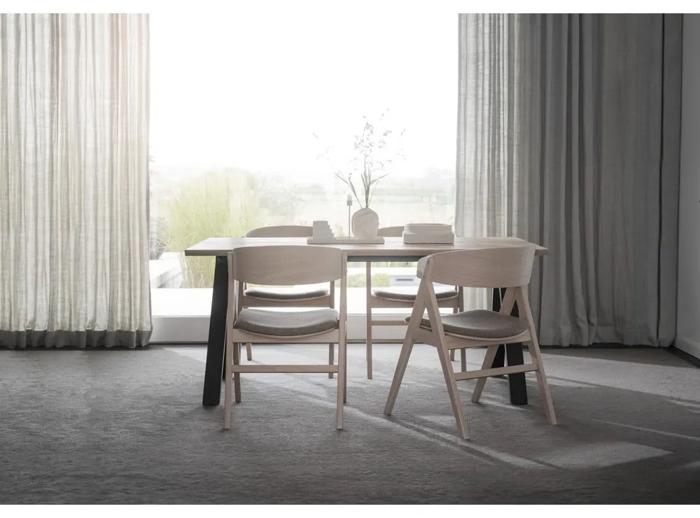 Natúr színű étkezőszék szett 2 db-os Waterton - Rowico