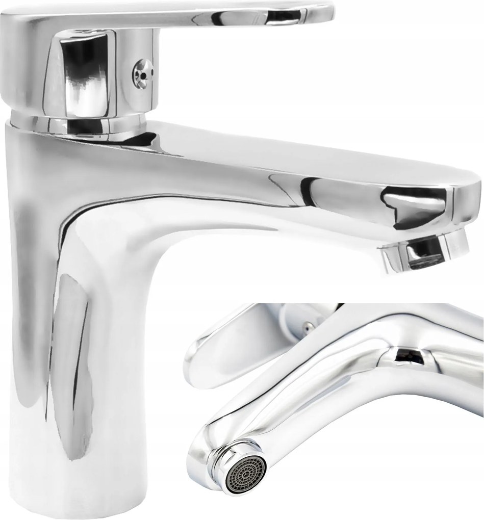 Mosdó Csaptelep Króm Fürdőszoba Csaptelep Cobi