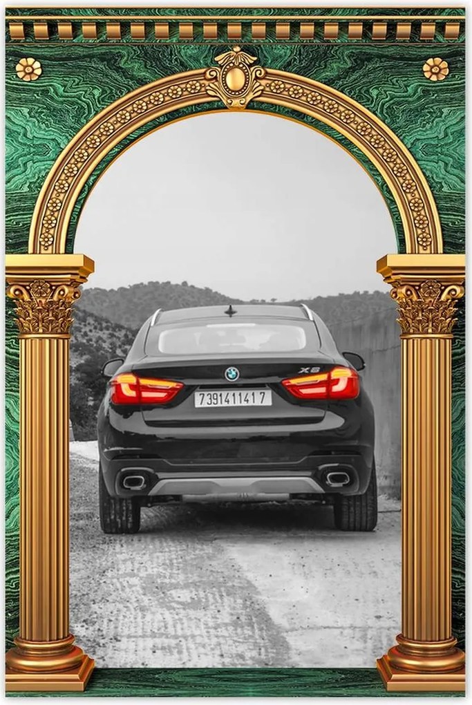 Poszter 60x90 Bmw fekete X6