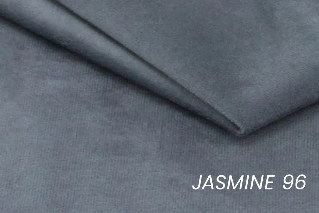 Laksaro sarokkanapé ágyfunkcióval jobb oldali - szürke bársony Jasmine 96