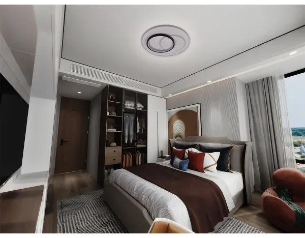 LED Dimmelhető mennyezeti lámpa LED/85W/230V 3000-6500K + távirányítás