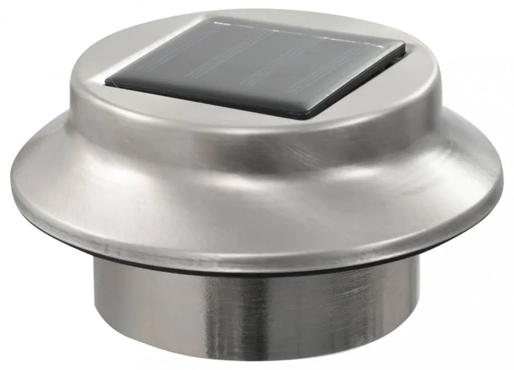 12 db fehér kerek kültéri napelemes LED lámpa 12 cm