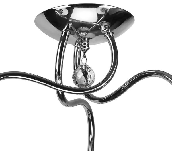 Felületre szerelhető csillár MIRANDA 3xE27/60W/230V fényes króm