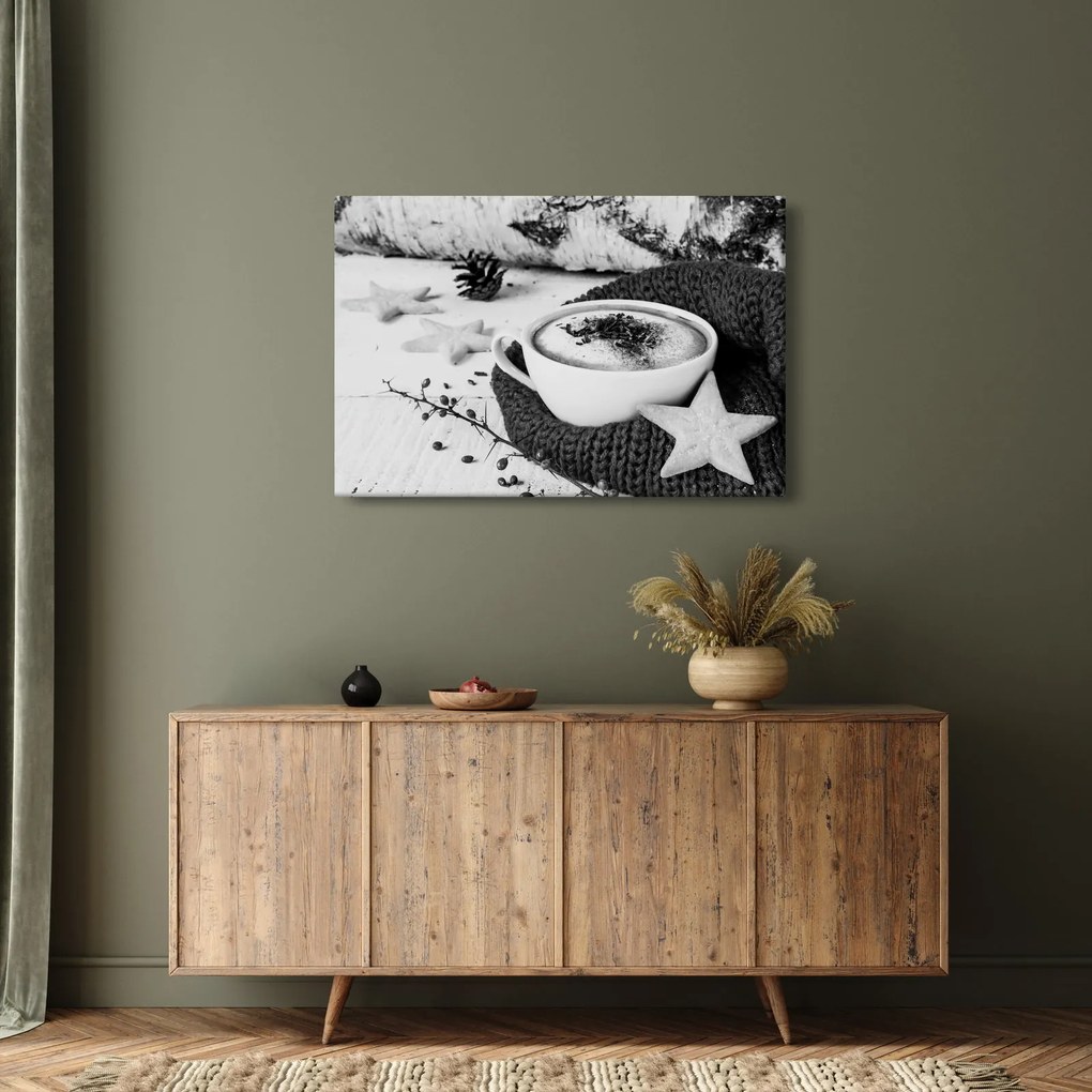 Kép - Téli cappuccino (90x60 cm)