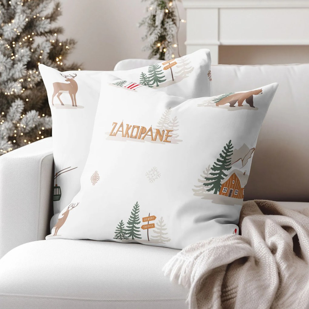 Goldea pamut párnahuzat - zakopane 45 x 45 cm