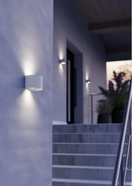 Eglo 901843 - LED kültéri fali lámpatest CALPINO 2xLED/2,8W/230V IP54 fehér