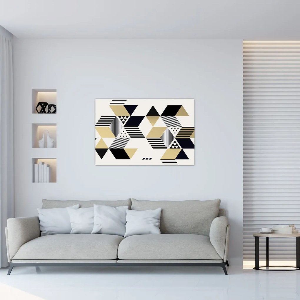 Kép - Geometriai formák N⁰1 (90x60 cm)