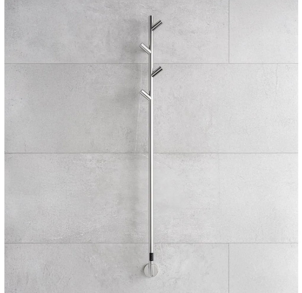 P.M.H. LS1SS-Elektromos törölközőszárító LISA 24W/230V 170 cm IP44 polírozott rozsdamentes acél