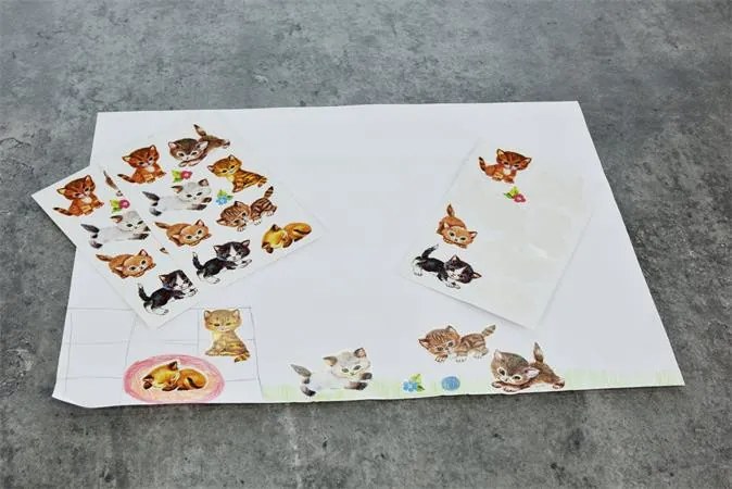 Matrica, papír, 3 ív, 76x120 mm, AVERY ZWECKFORM, Z-Design No.4346, kiscicusok (AY4346)