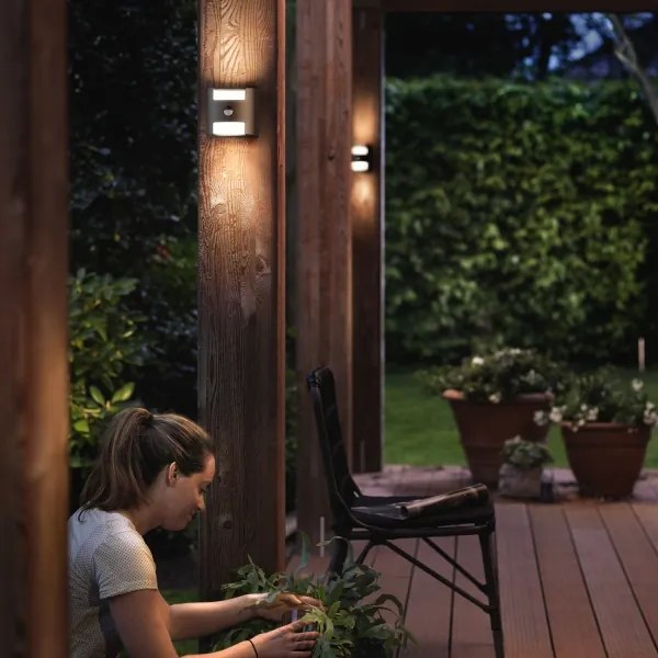 Philips 17322/93/16 - Kültéri lámpa érzékelővel MYGARDEN GRASS 2xLED/4,5W/230V IP44