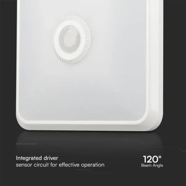 LED Mennyezeti lámpa érzékelővel LED/12W/230V 3000/4000/6000K fehér