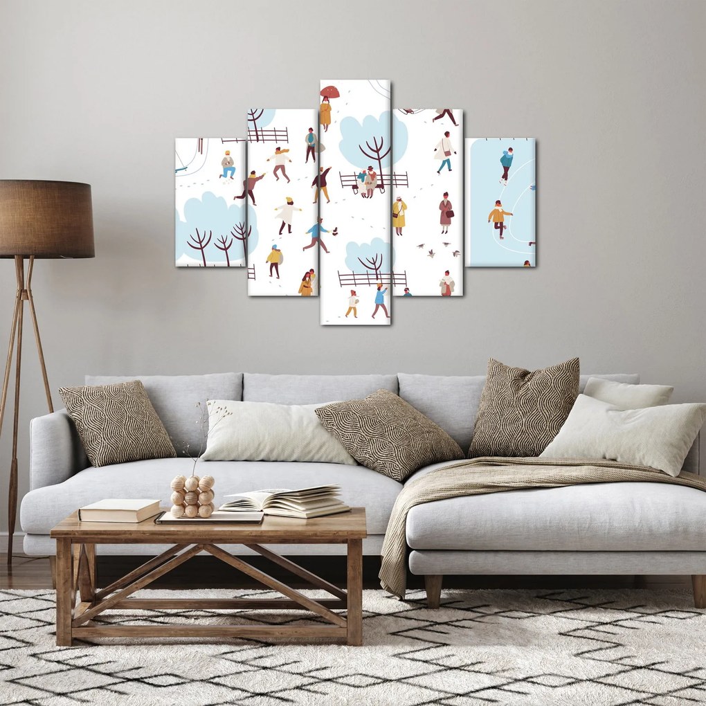 Kép - Boldog telet (150x105 cm)