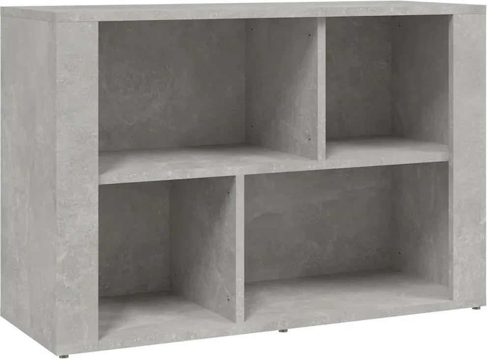 vidaXL betonszürke szerelt fa tálalószekrény 80x30x54 cm