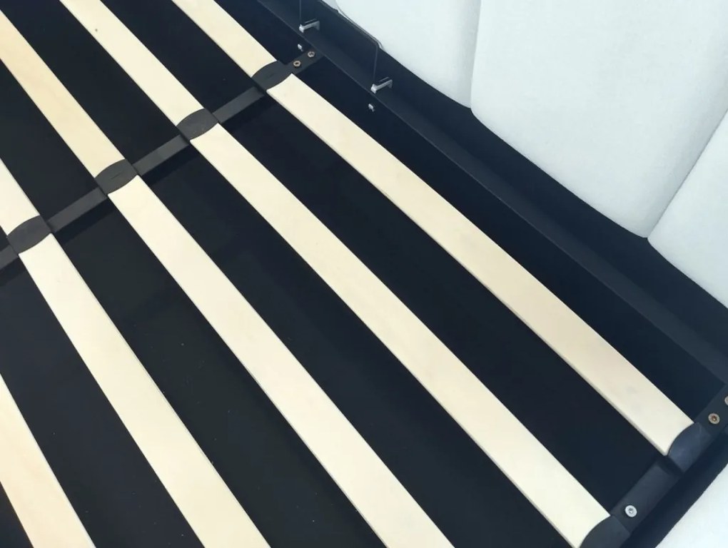 Lora ágyneműtartós franciaágy fehér 160cm