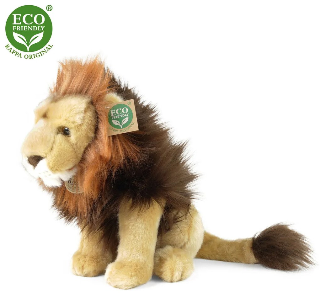 Rappa Plüss ülő oroszlán 25 cm ECO-FRIENDLY