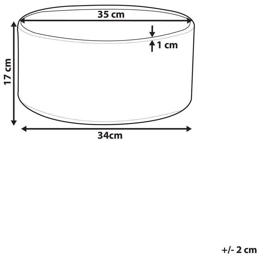 Virágtartó ⌀ 35 cm Valty (fehér). 1079945
