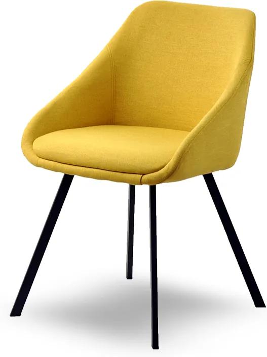 MB Dublin I. Erős kényelmes szék sárga kárpittal