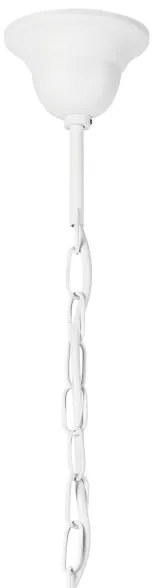 Csillár láncon DONATO 5xE14/40W/230V fehér