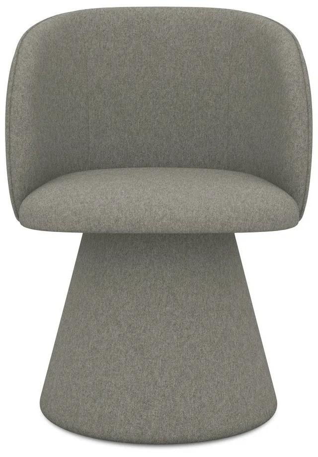 Szürke kárpitozott étkezőfotel Maia – Makamii