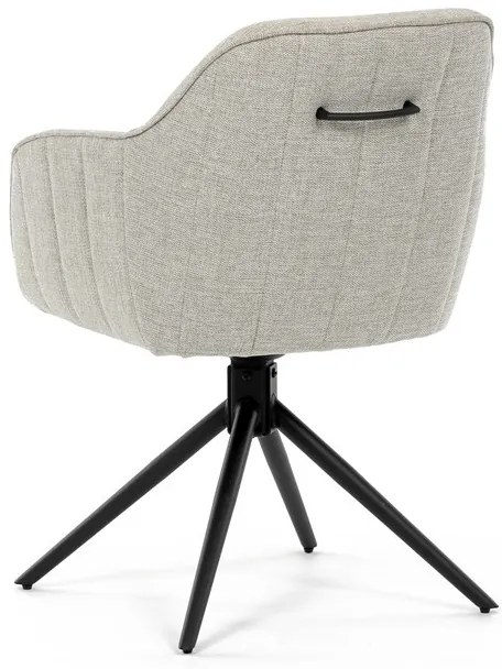 Krém Szövet Étkezőszék. HC-536 CRM2