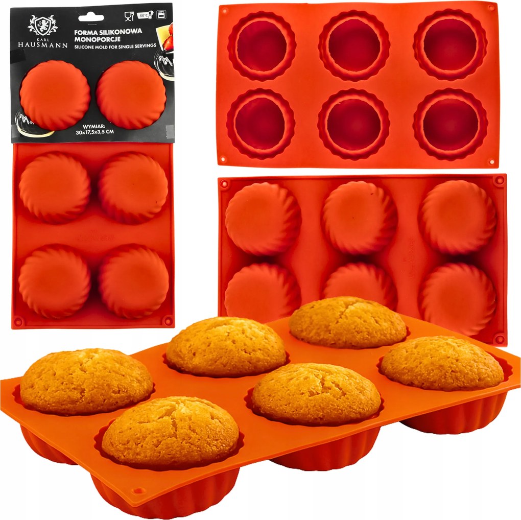 Szilikon Forma Muffinokhoz, Csokoládékhoz, Süteményekhez, Szappanokhoz, Gyertyákhoz