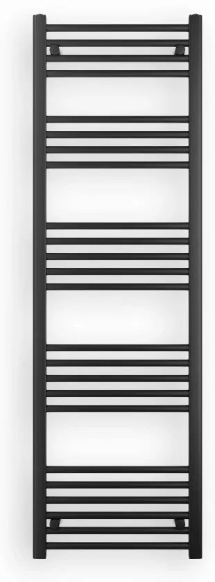 Fekete 500x1600mm törölközőszárítós fürdőszobai radiátor Welland Lux | Készletről | Gyors kiszállítással