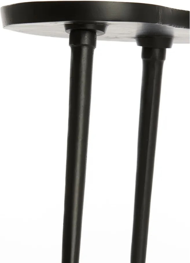 Fém tárolóasztal 30x53 cm Lienz – Light &amp; Living