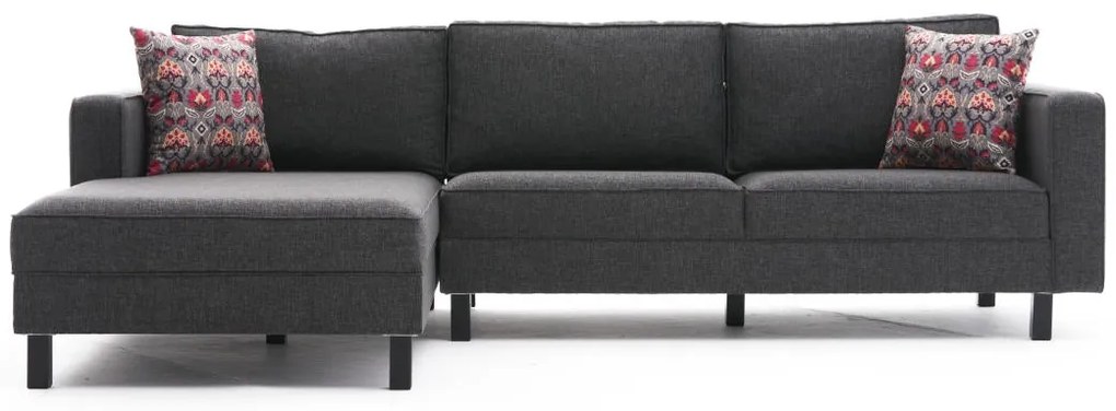 Sarokkanapé Kale Linen Balos - Antracit