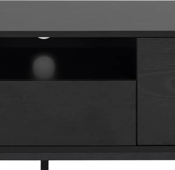 SARON fekete TV-szekrény
