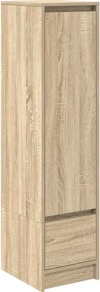 vidaXL sonoma tölgy szerelt fa magasszekrény 29,5x34x119,5 cm