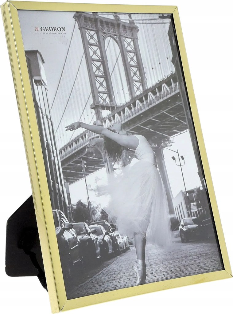 Képkeret 21x29,7 A4 fém arany velúr hátlap