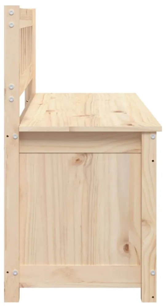 tömör fenyőfa pad 110 x 41 x 76,5 cm