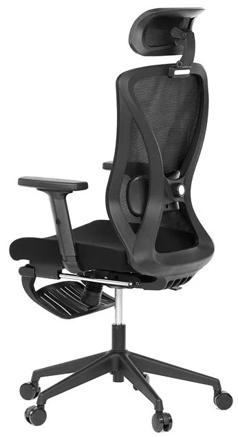 Fekete Hálós Irodai Szék, Szinkron Mechanikával. KA-S257 BK