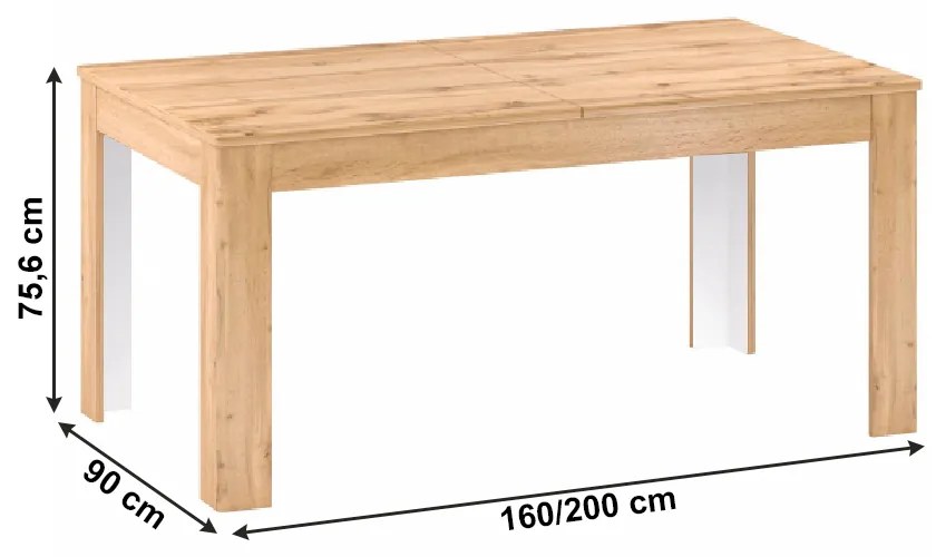 Étkezőasztal Palper (appalache tölgy) (6-8 fő részére). 1034191