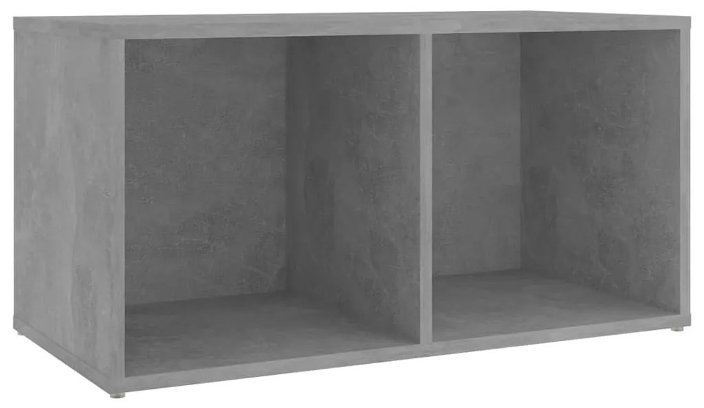 4 db betonszürke szerelt fa TV-szekrény 72 x 35 x 36,5 cm
