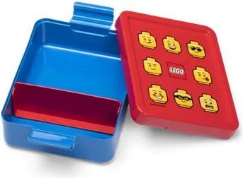 Uzsonnás doboz, LEGO Classic, kék-piros-mintás (L40520001)