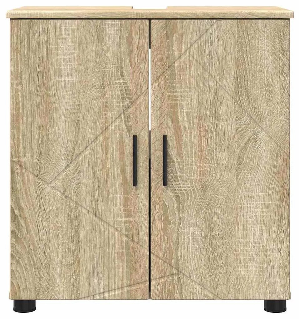 Fürdőszoba Székény ajtóval sonoma tölgy 61 x 35 x 64 cm Faanyag