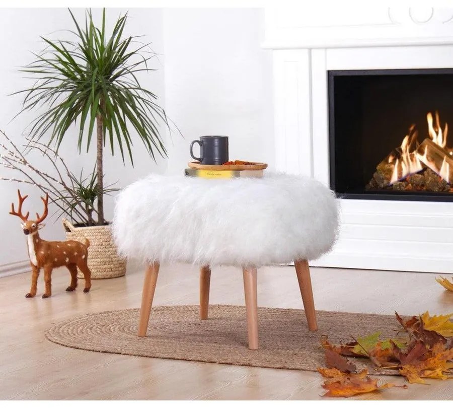 Puha Puff Deer - White