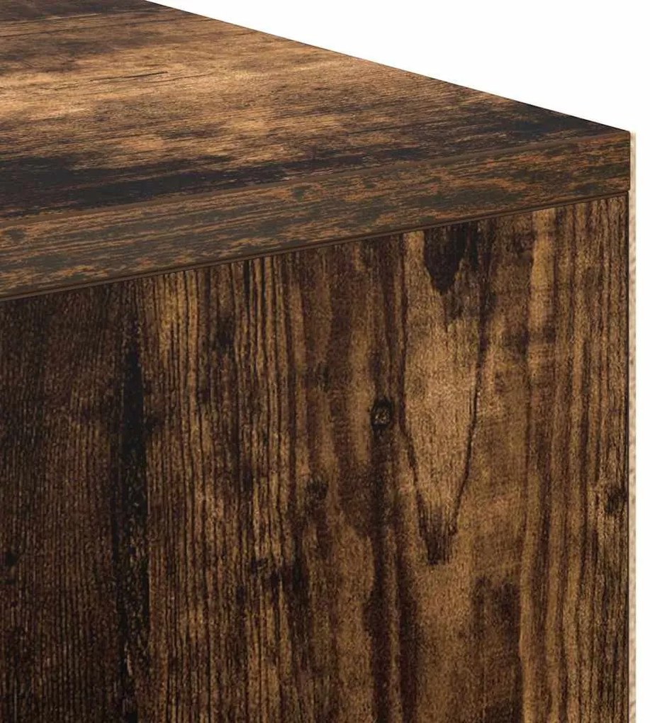Íróasztal polcokkal Füstölt tölgy 102 x 50 x 75 cm Faanyag