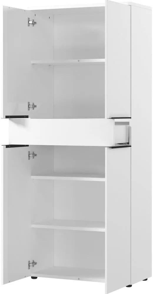 Fehér ruhásszekrény 81x197 cm Mailand – Germania