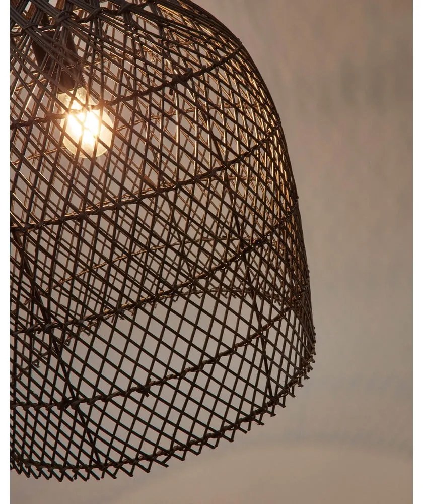 Fekete lámpabúra ø 44 cm Domitila – Kave Home