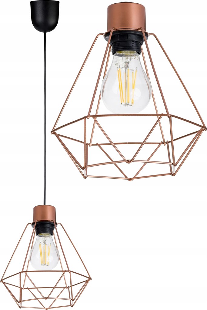 Függő lámpa túlnyúlás mennyezeti csillár loft gyémánt 1