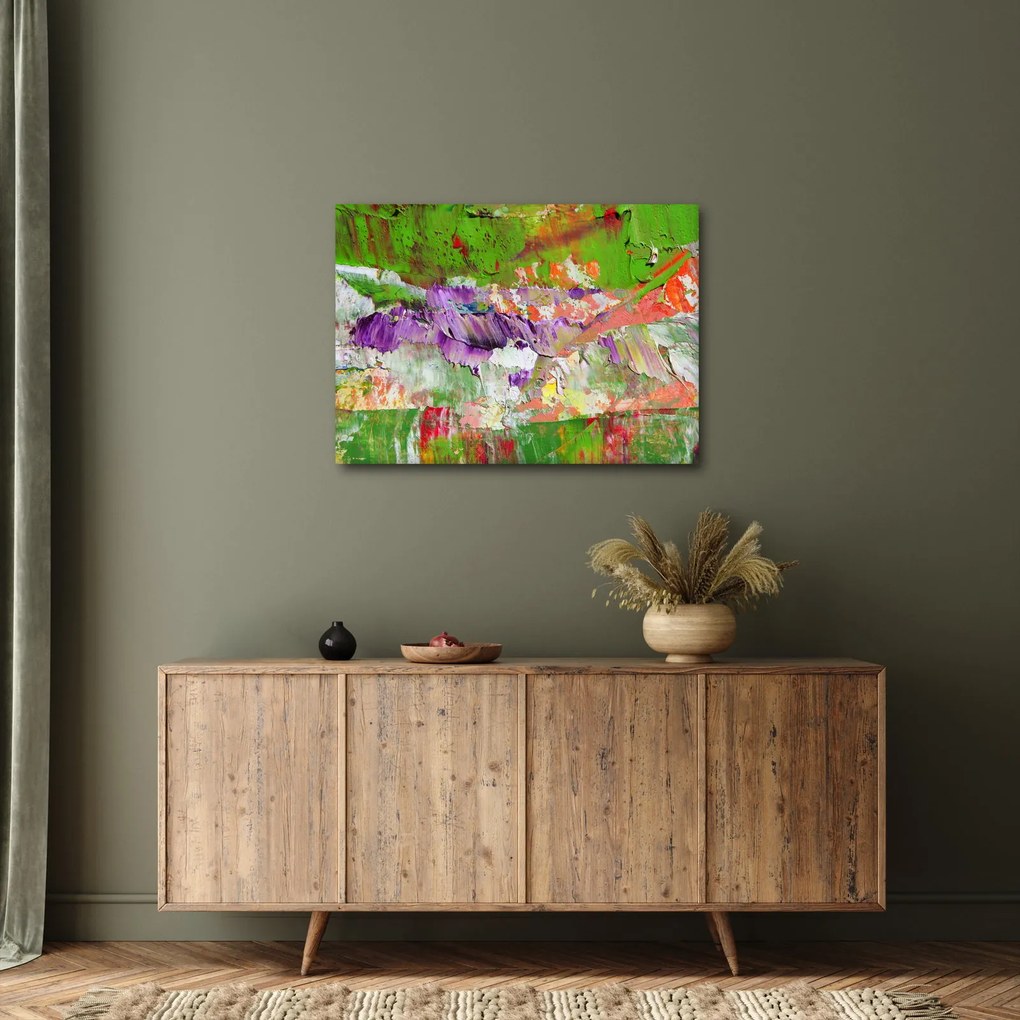 Absztrakció kép - festmény (70x50 cm)