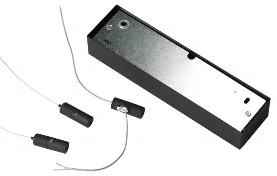 Ideal Lux - kábelre függesztett LED csillár ORACLE SLIM LED/44W/230V 3000K 70x70 cm fekete