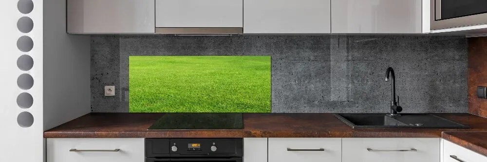 Konyhai dekorpanel Zöld fű pksh-141153462