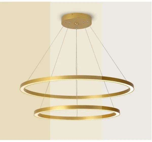 Immax NEO 07159-G80-60 - LED Dimmelhető csillár FINO LED/93W/230V Tuya arany + távirányító