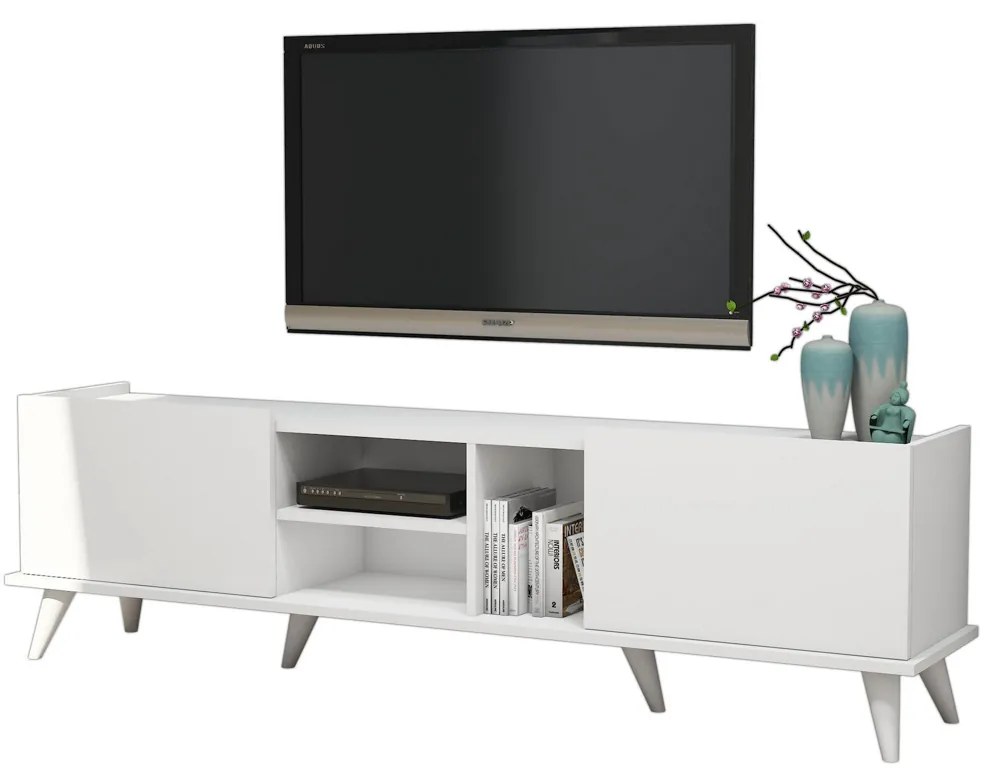 TV asztal Elegante Fehér